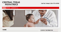 Desktop Screenshot of centexpediatrics.com